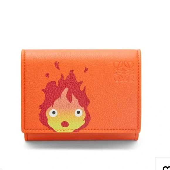 Loewe Howl's moving castle - Calcifer trifold wallet - limited edition - Picture 1 of 8